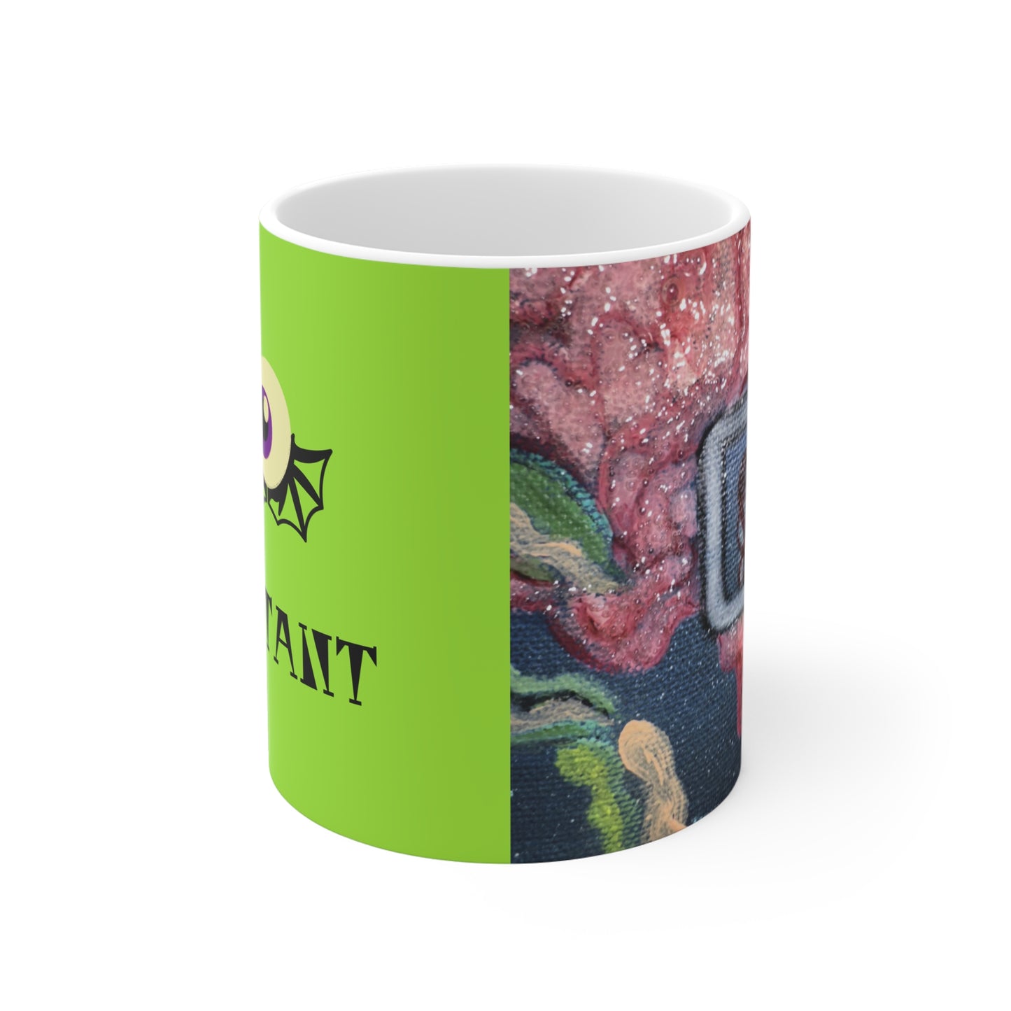 Durable white 11oz coffee mug – classic design for daily hot beverages.