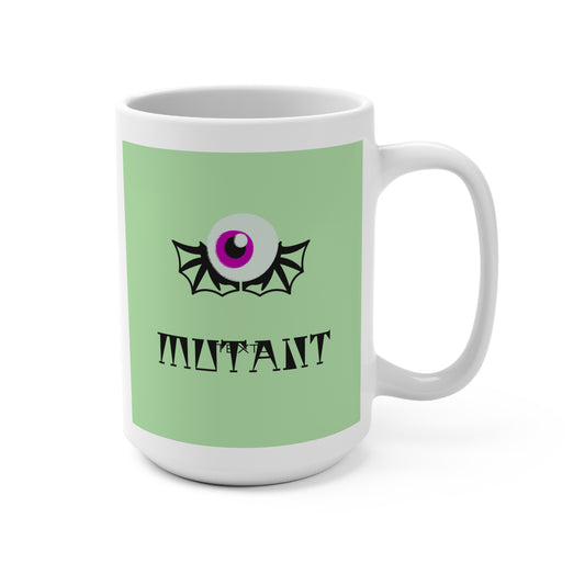 Fun and whimsical monkey mug, 15oz ceramic coffee cup for home or office.