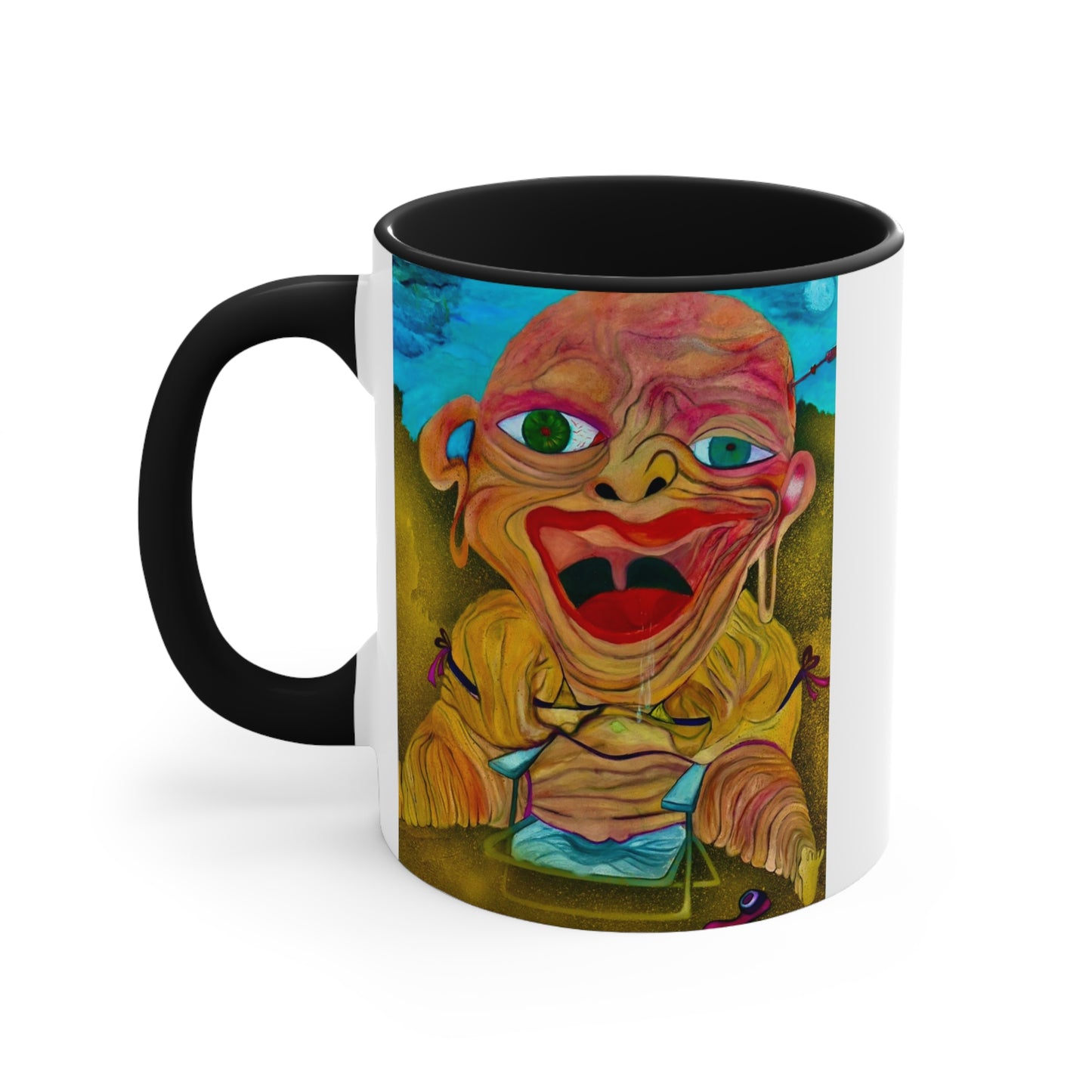 Fun and quirky 11oz mug – bright, whimsical, and perfect for coffee or tea.