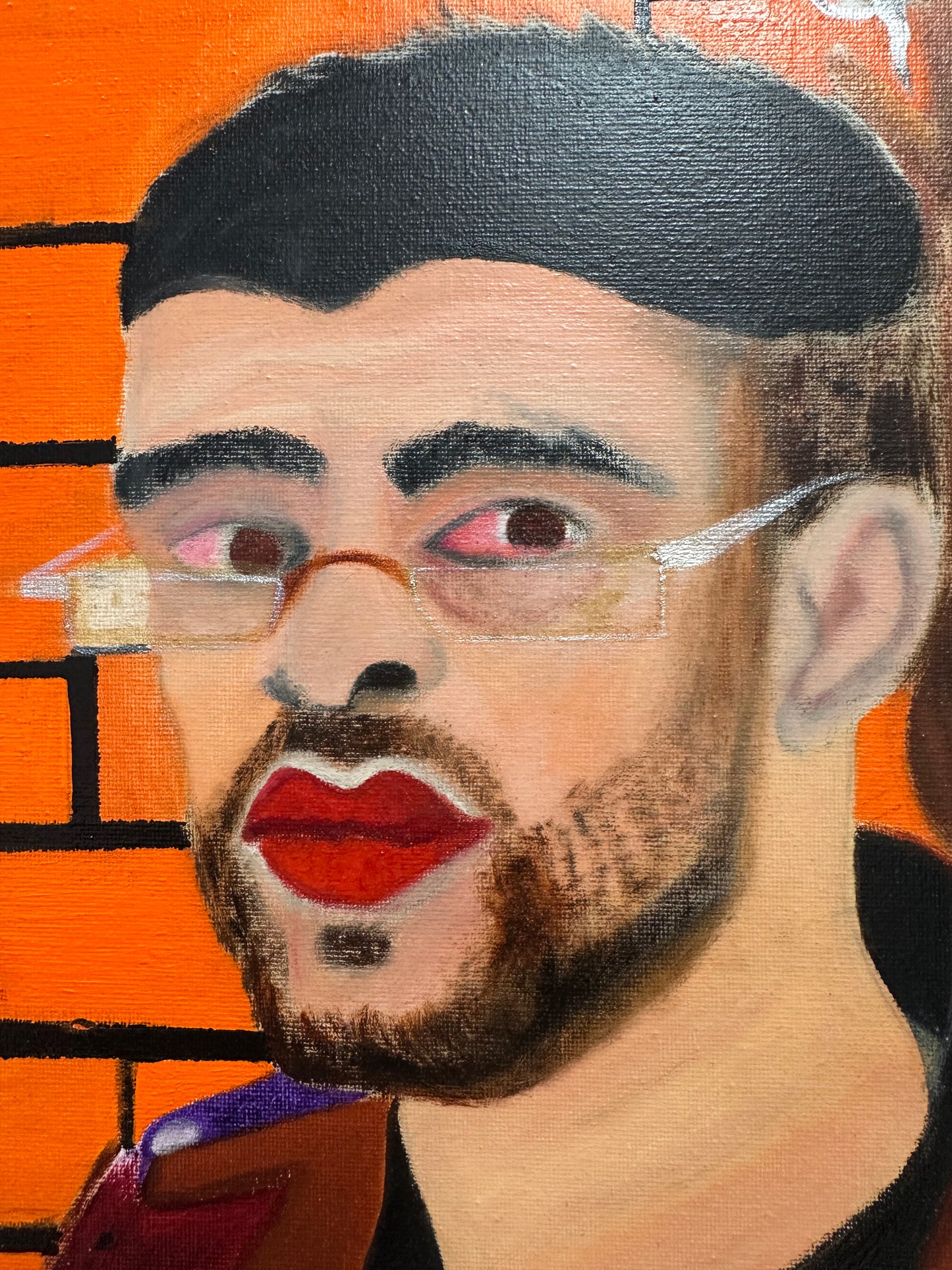 Bad Bunny en óleo surrealista: Moda urbana y cultura pop