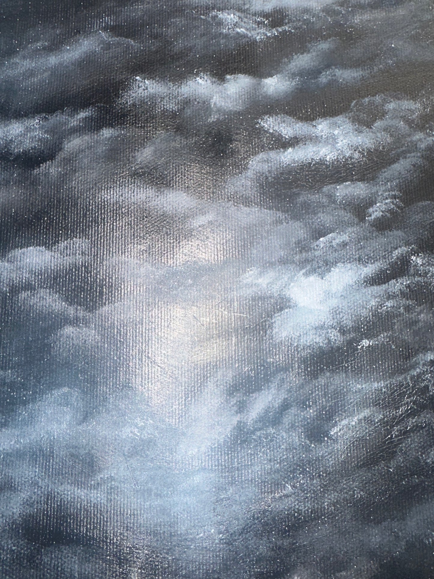 Caníbal – Pintura al óleo surrealista, 100x80 cm, Arte Contemporáneo