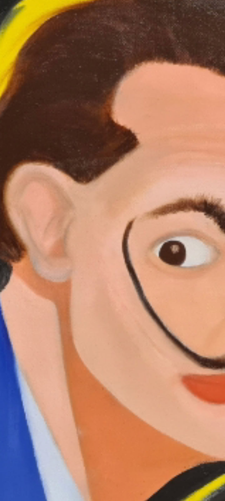 Surrealist Canvas Painting of Salvador Dalí and Frida Kahlo – Artistic Décor Artwork