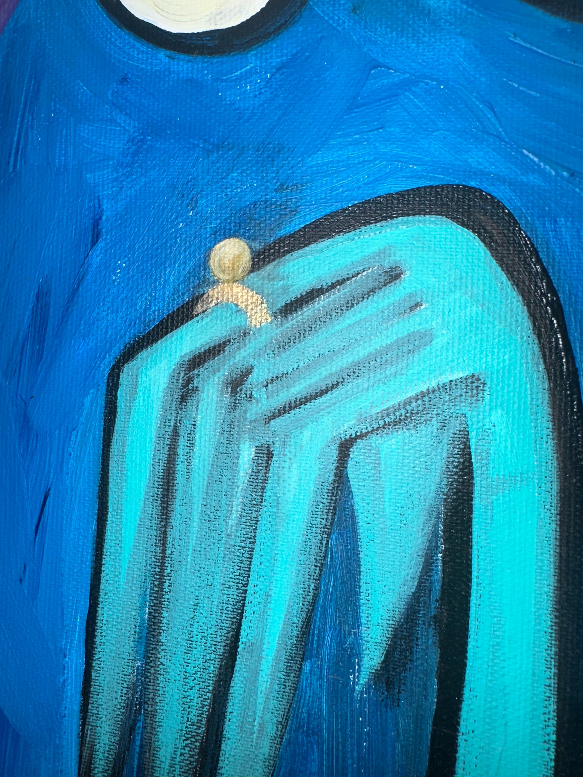 Artistic Acrylic Canvas – ‘Time to Marry the Sky’ | Contemporary Surrealism Artwork for Collectors